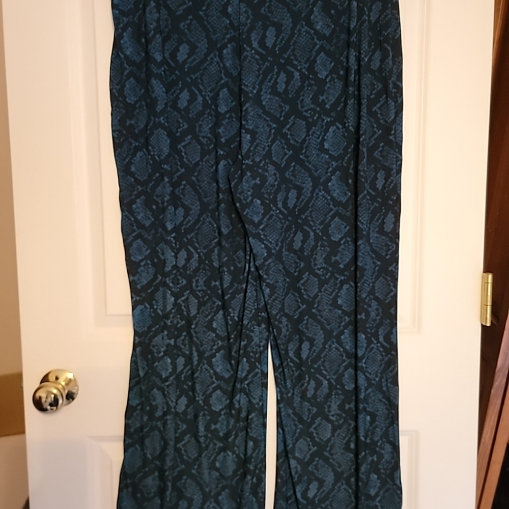 INC International Concepts Wide Leg Pants, Size XXL, Pull On Elastic Waist NWT